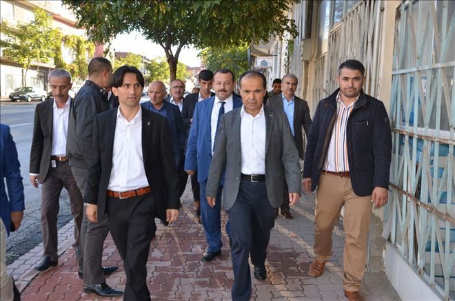 Ak Parti Heyeti Ortaköy de Esnaf ziyareti gerçekleştirdi