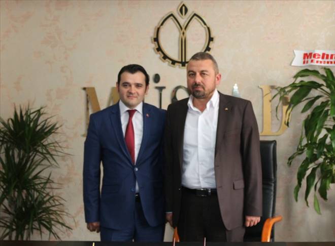 Yaşar Avcu Aksaray MÜSİAD Başkanı Eyüp Dağdaşı ziyaret etti
