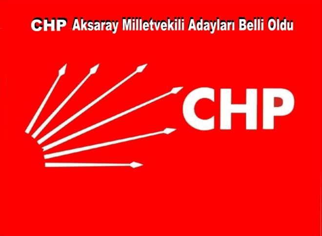 CHP  Aksaray Milletvekili Adayları Belli Oldu