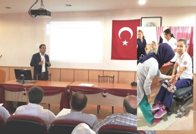 TÜRKKÖK projesine bir destekte Aksaray sağlık çalışanlarından geldi. 