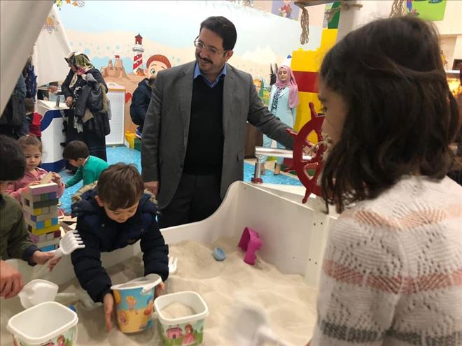 Başkan Yazgı Çocuk Aktivite Merkezini Ziyaret Etti