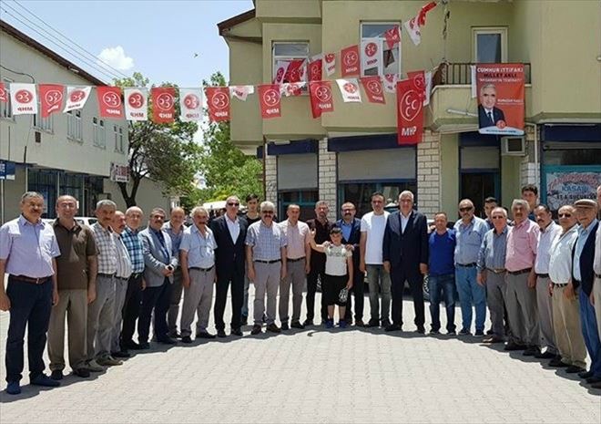 Aksaray MHP Adayları Dört Koldan Çalışıyor