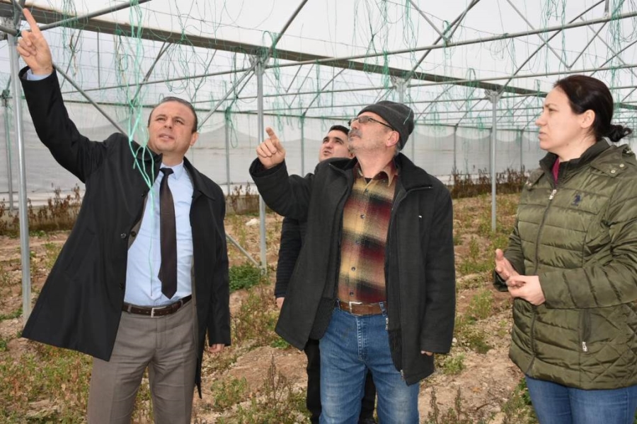 Aksaray'daki Seralar Üretmeye Devam Ediyor