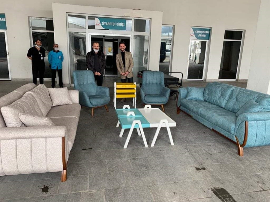 Aksaray’da sağlık çalışanlarına bir destekte ayyıldız mobilya’dan