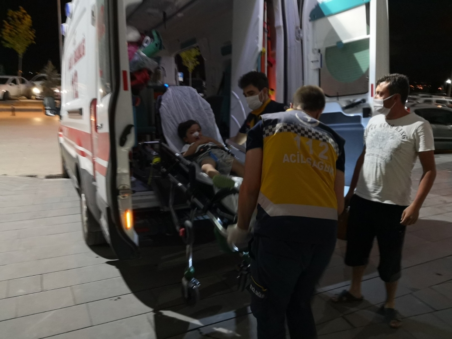 Aksaray'ın Eskil İlçesinde yanlışlıkla tiner içen çocuk hastanelik oldu