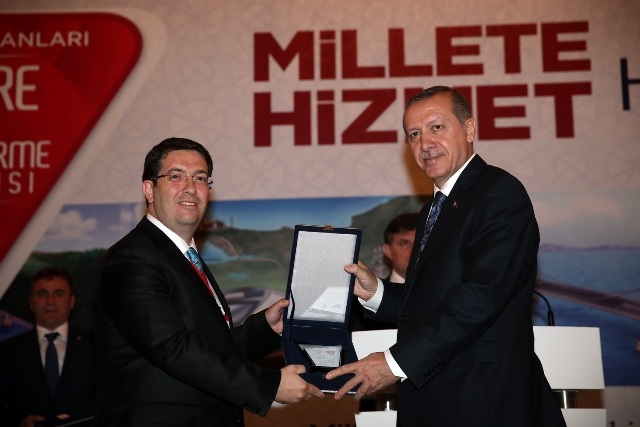 12. Cumhurbaşkanı ve Başbakan Erdoğan`dan Aksaray`a teşekkür
