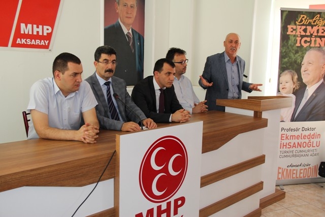 MHP yönetiminden İhsanoğlu`na tam destek