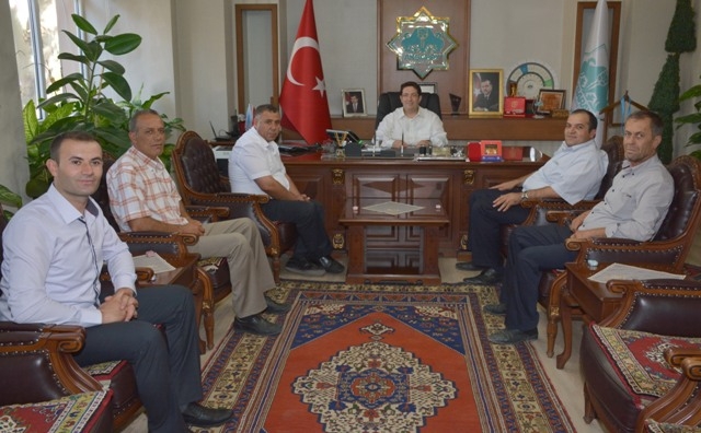 Sarıyahşi Belediye Başkanı Ünsal Başkan Yazgı`yı ziyaret etti