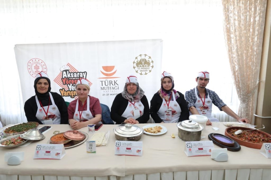 Aksaray’da 6.Yöresel Yemek Yarışması düzenlendi.